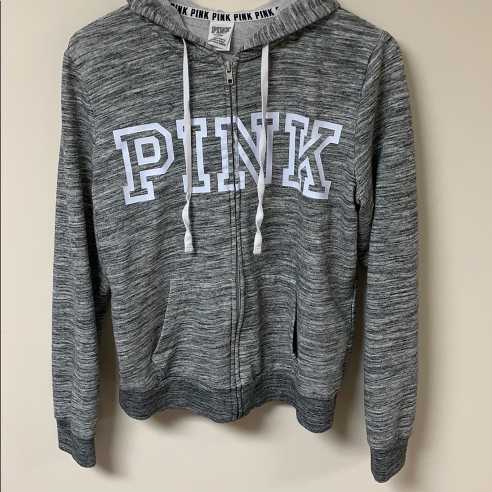 PINK zip up hoodie